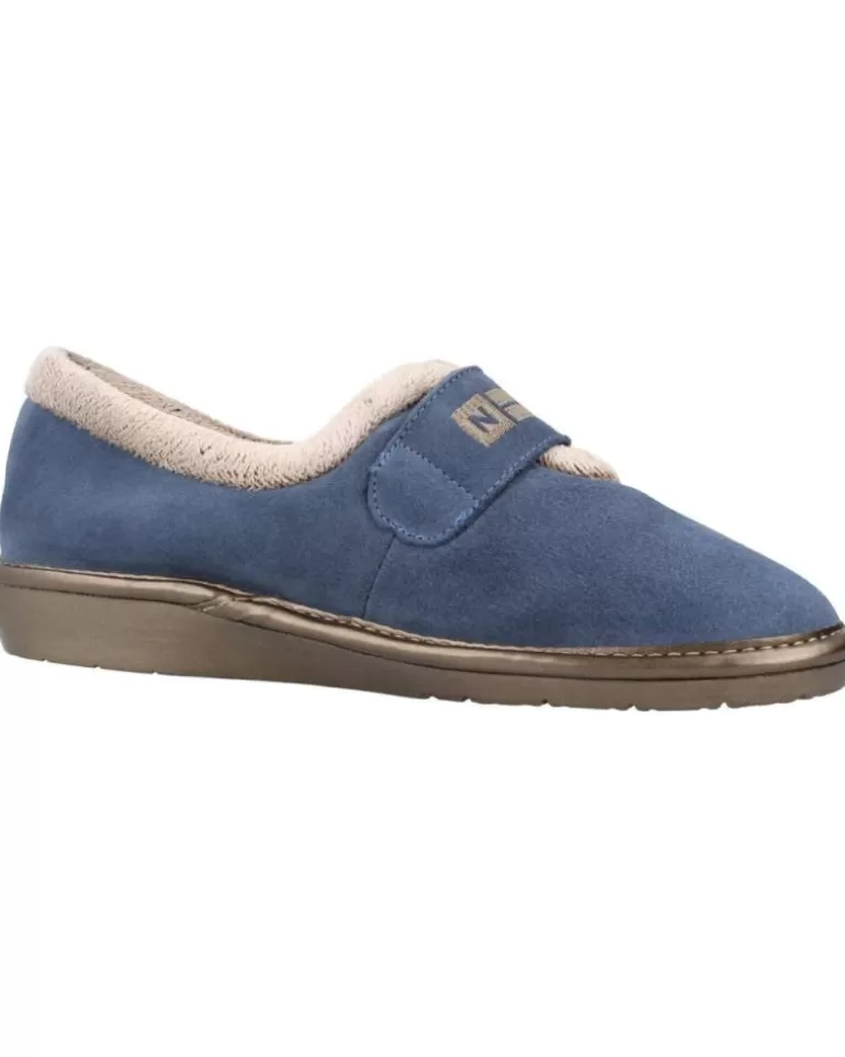 NORDIKAS Calzado De Casa De Mujer Top Line Azul Shop