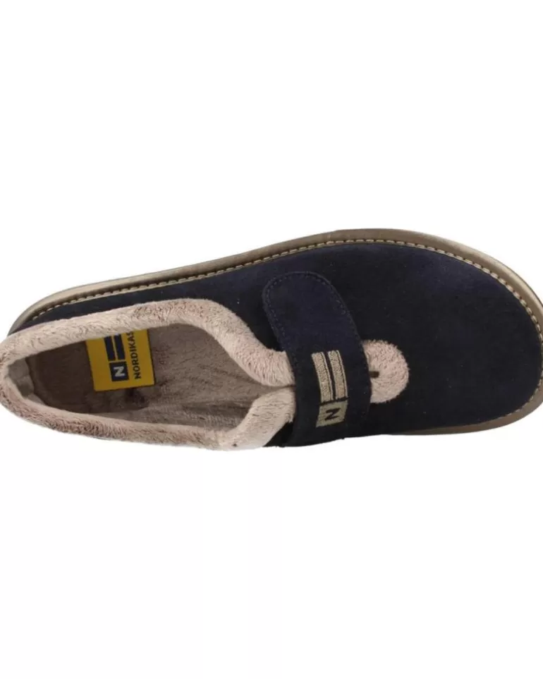 NORDIKAS Calzado De Casa De Mujer Top Line Azul Best