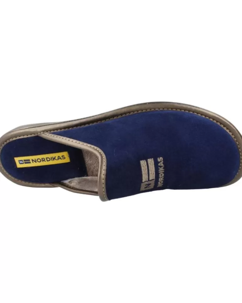 NORDIKAS Calzado De Casa De Mujer Top Line Azul Discount