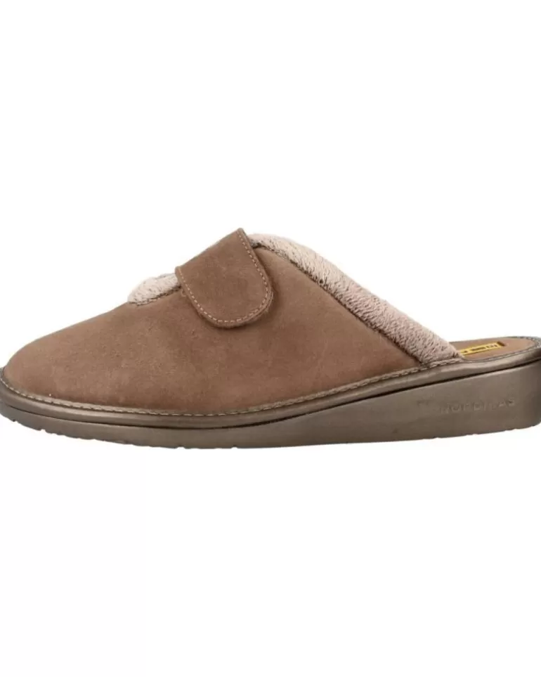 NORDIKAS Calzado De Casa De Mujer Top Line Marron Best