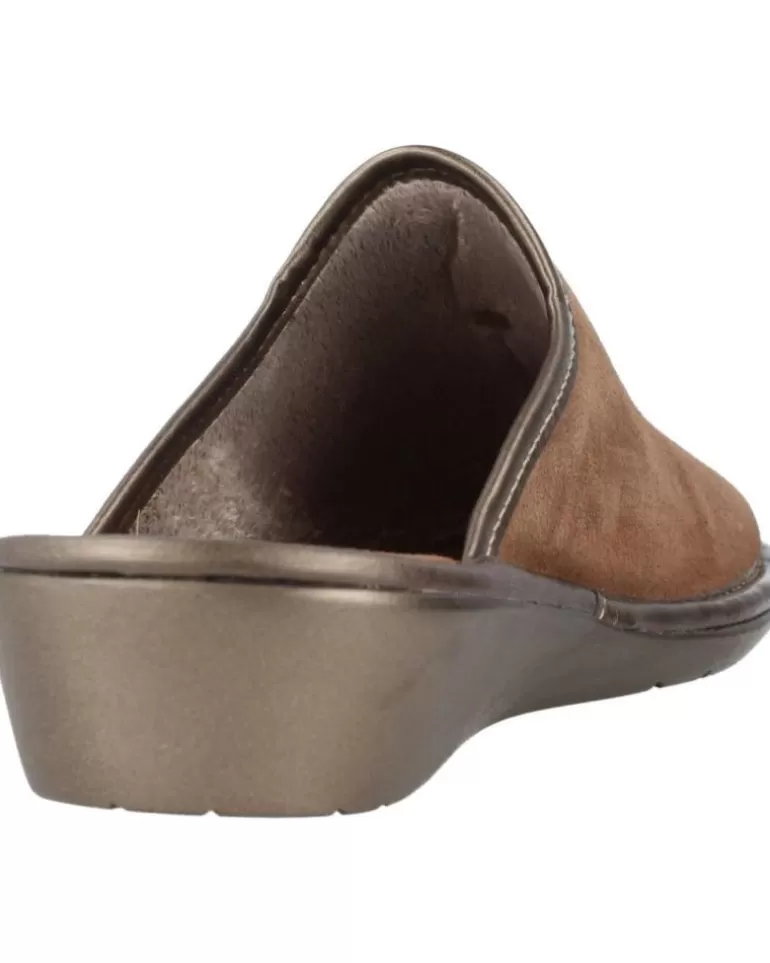 NORDIKAS Calzado De Casa De Mujer Top Line Marron Store