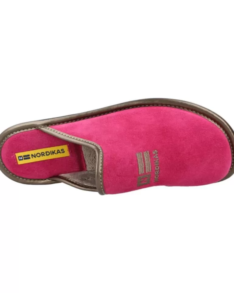 NORDIKAS Calzado De Casa De Mujer Top Line Rosa Clearance
