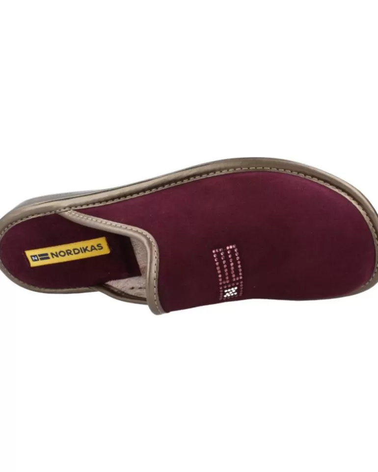 NORDIKAS Calzado De Casa De Mujer Top Line Violeta Shop