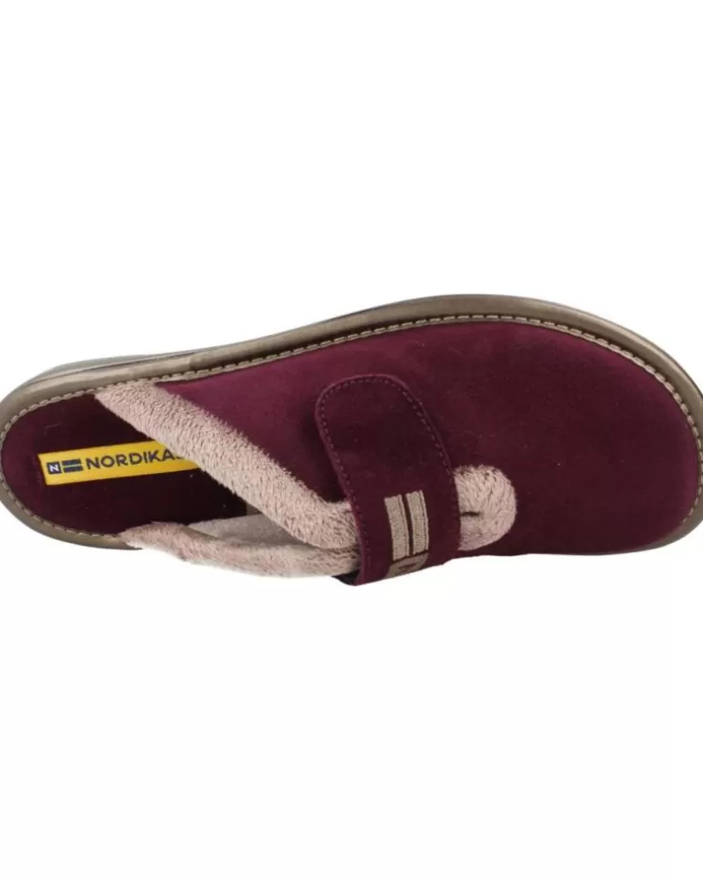 NORDIKAS Calzado De Casa De Mujer Top Line Violeta Fashion