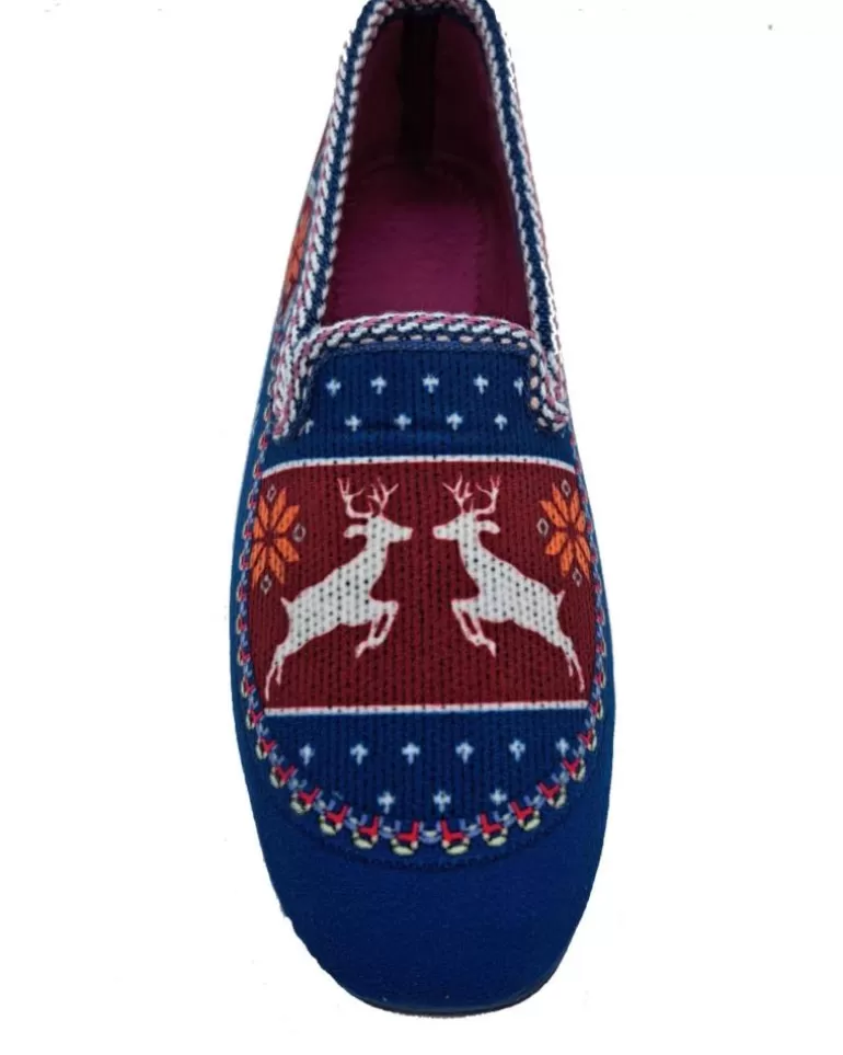 OTRAS MARCAS Calzado De Casa De Mujer Zapatilla Casa Azul Fashion