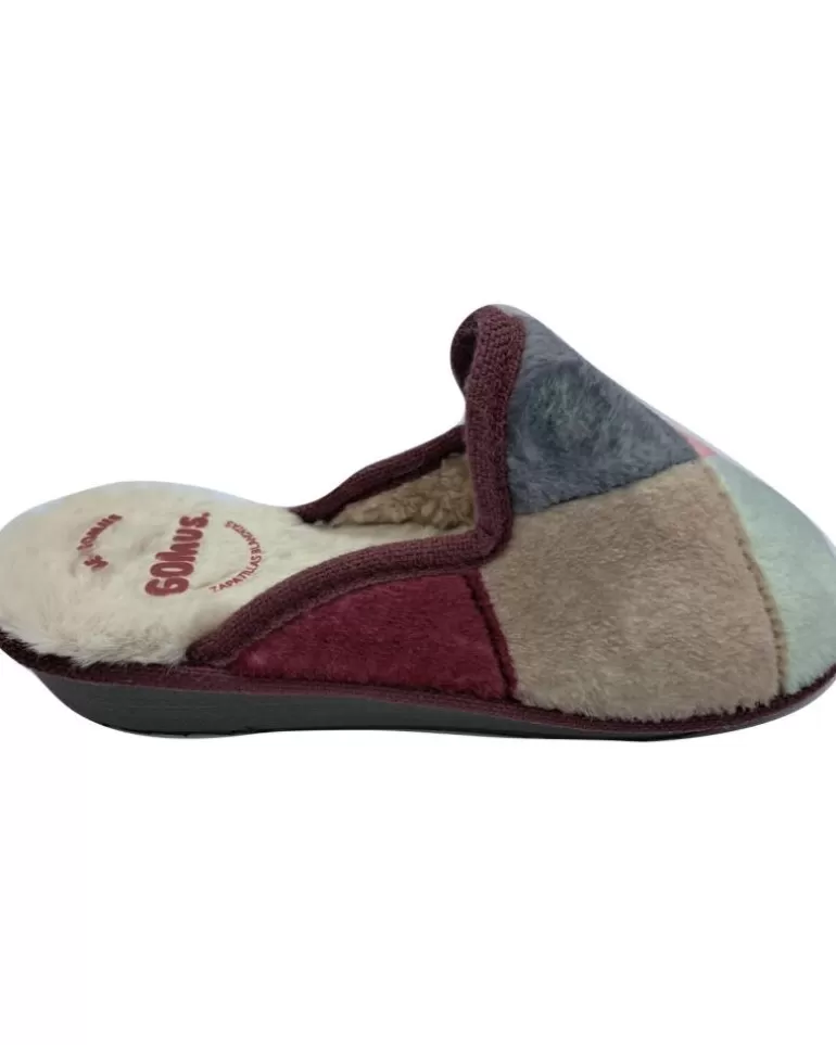 OTRAS MARCAS Calzado De Casa De Mujer Zapatilla Casa Cuña Burdeos Shop