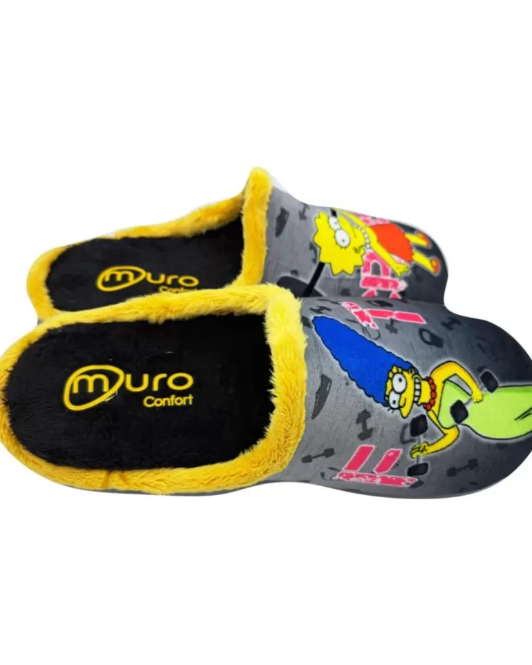 OTRAS MARCAS Calzado De Casa De Mujer Zapatilla Casa Negro Fashion