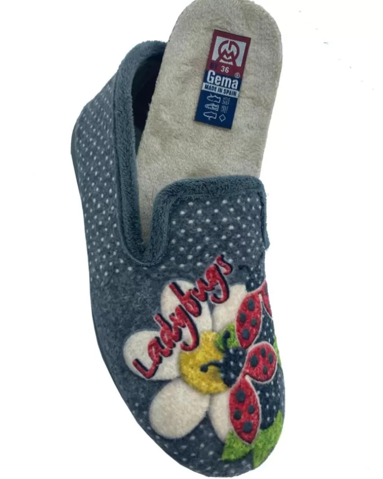 OTRAS MARCAS Calzado De Casa De Mujer Zapatilla Casa Relax Gris Pardo Fashion