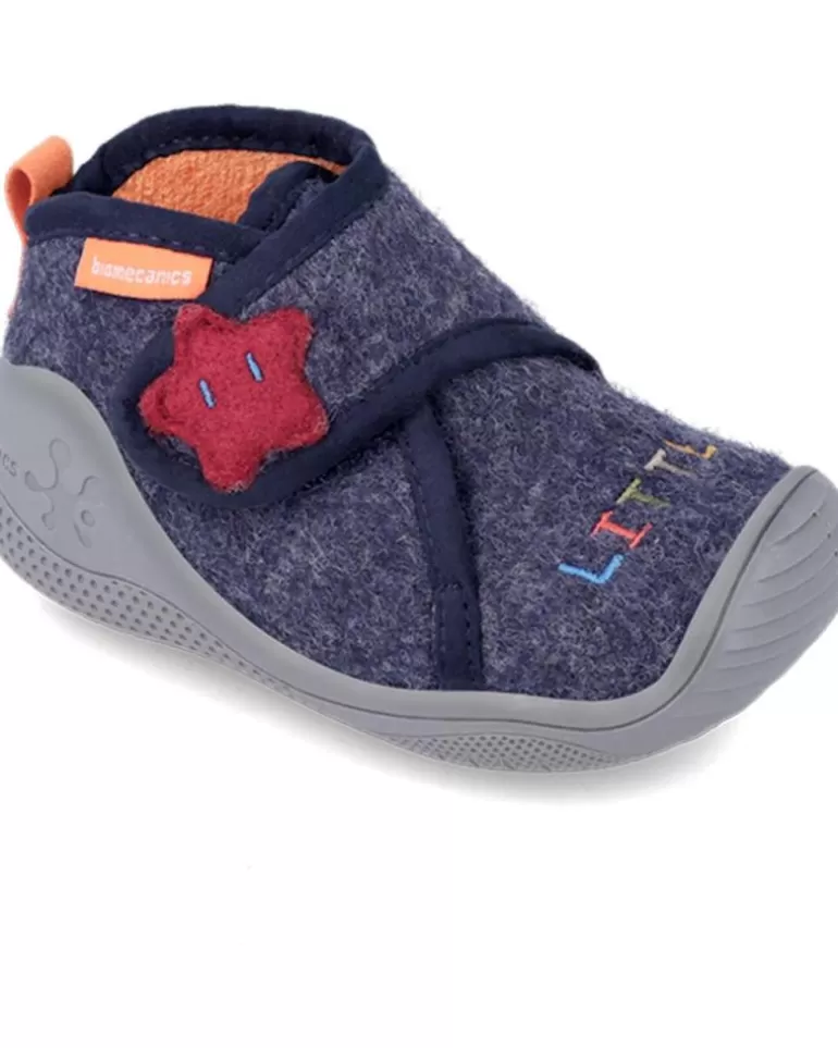 OTRAS MARCAS Calzado De Casa De Niño Zapatilla Andar Por Casa Azul Marino Fieltro Best Sale
