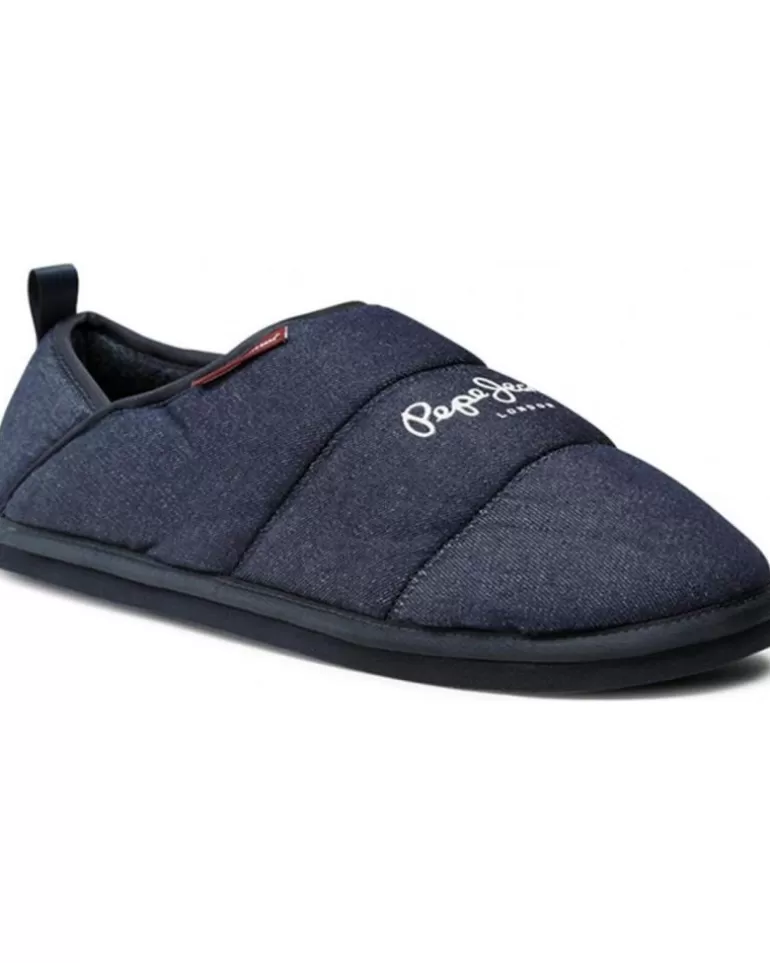 PEPE JEANS Calzado De Casa De Hombre Zapatillas De Casa Pms 20009 Azul Outlet