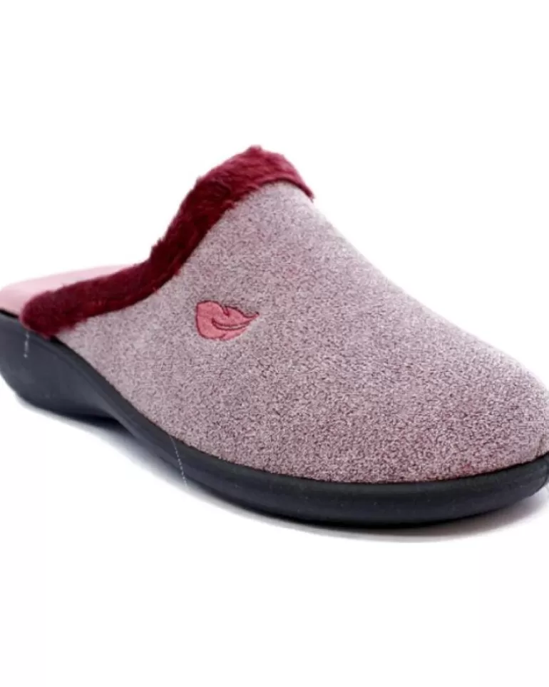 PLUMAFLEX Calzado De Casa De Mujer Zapatilla Casa Cuña Rosa Store