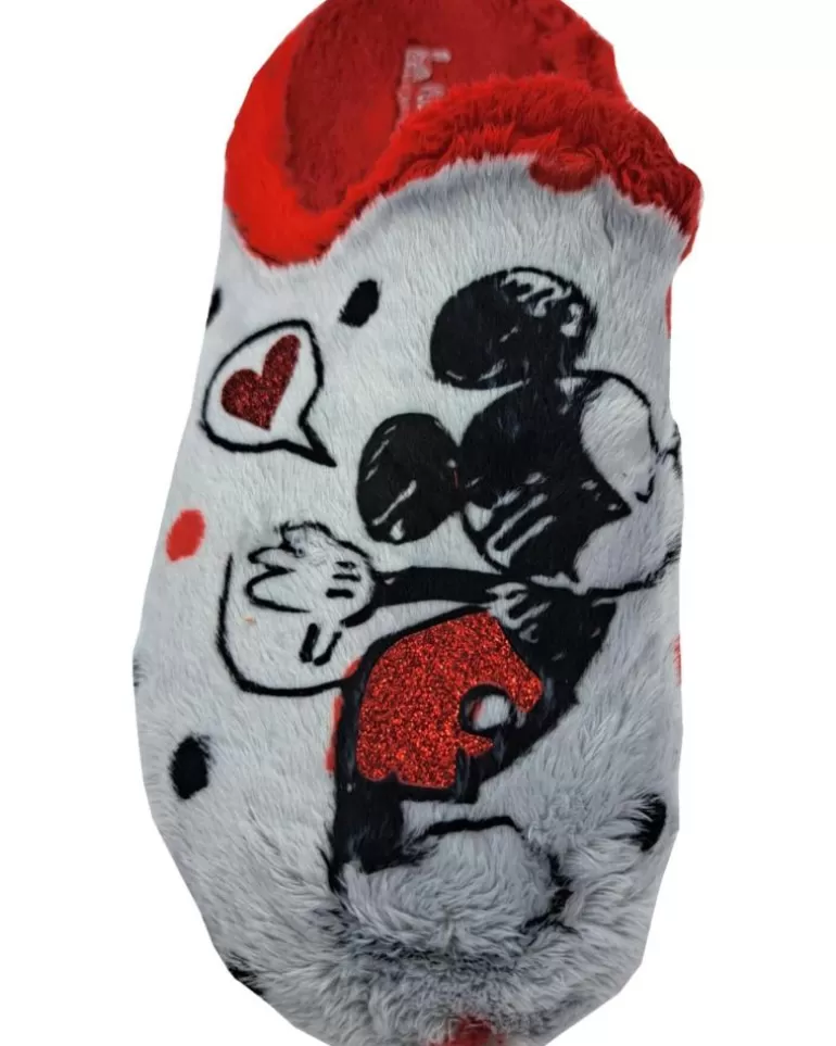 VULCA-BICHA Calzado De Casa De Mujer Y Niña Zapatilla Raton Rojo Hot