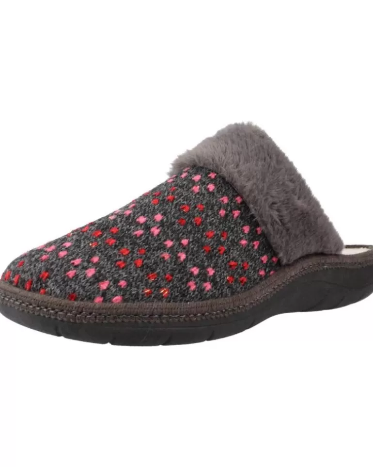 VUL-LADI Calzado De Casa De Mujer Golondrina Gris Cheap