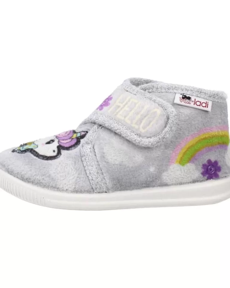 VUL-LADI Calzado De Casa De Niña 3116 140 Gris New