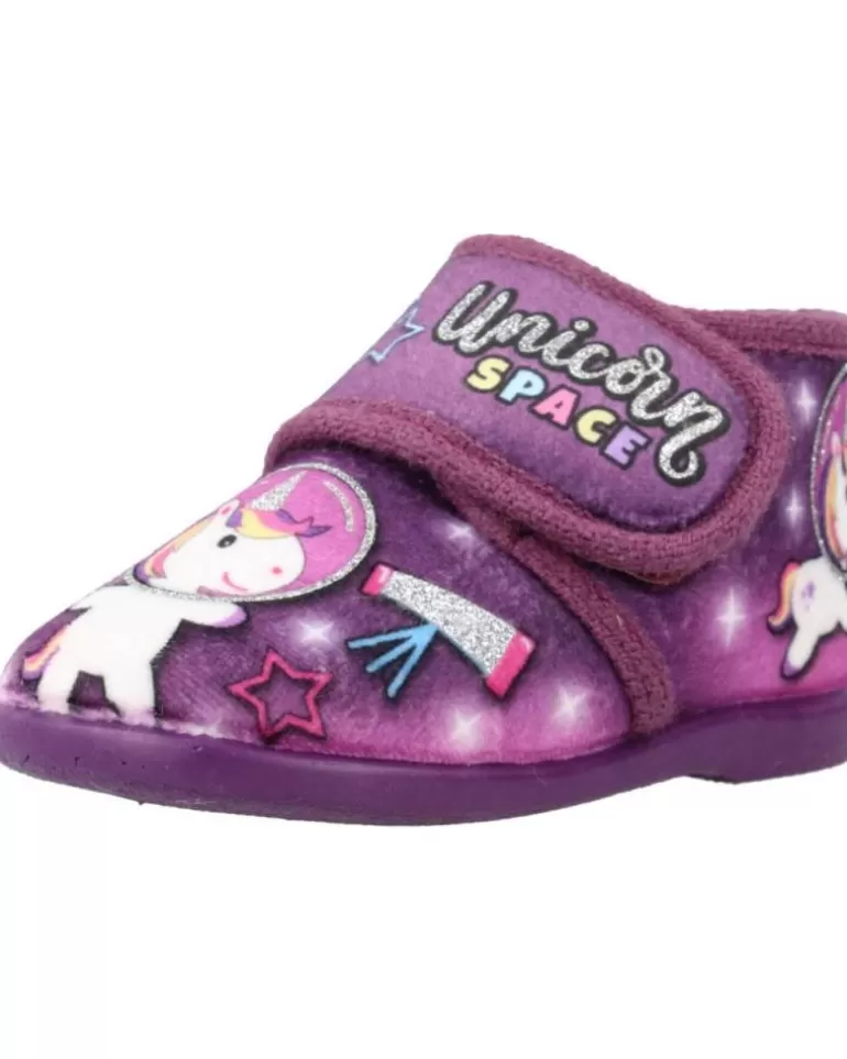 VUL-LADI Calzado De Casa De Niña 4123 140 Violeta New