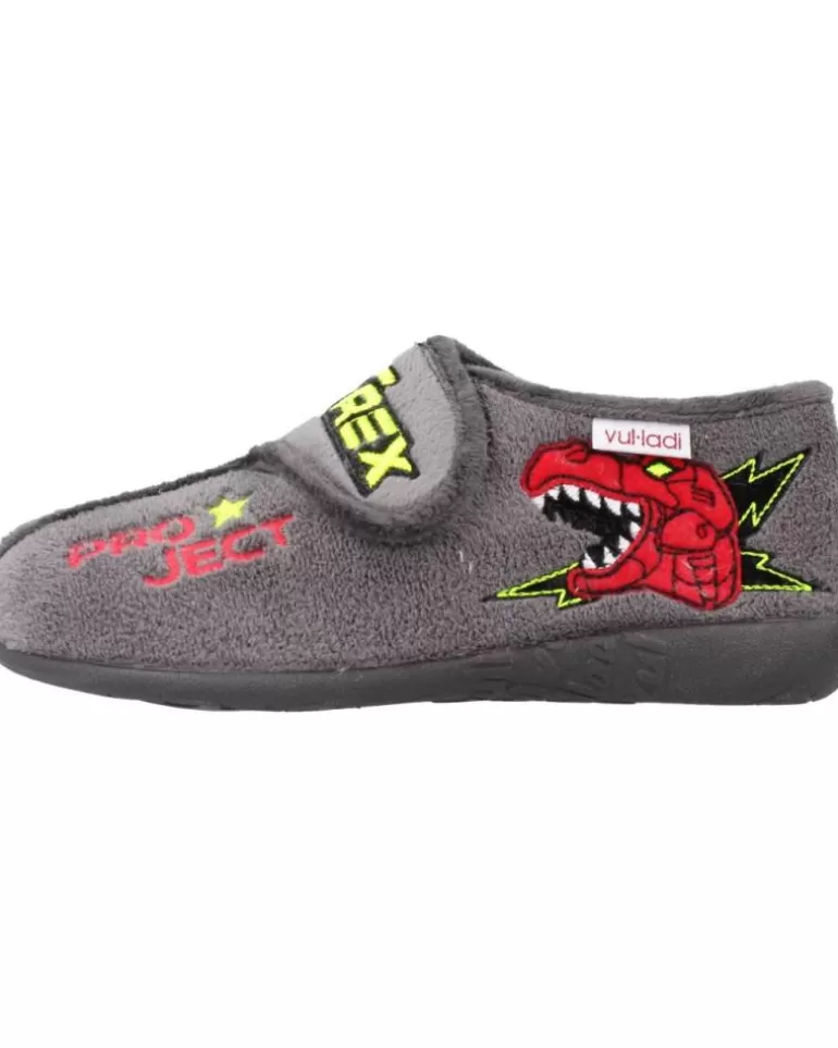VUL-LADI Calzado De Casa De Niño 5246 140 Gris New