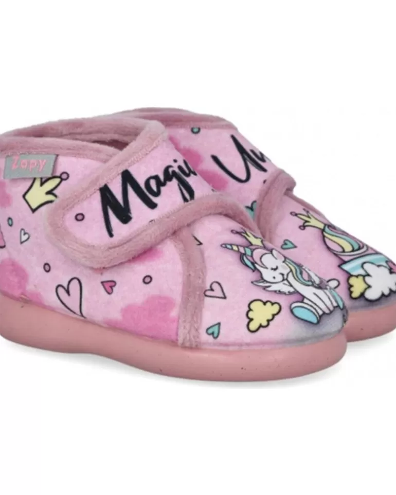 ZAPY Calzado De Casa De Niña Zapatillas Casa Malva Discount