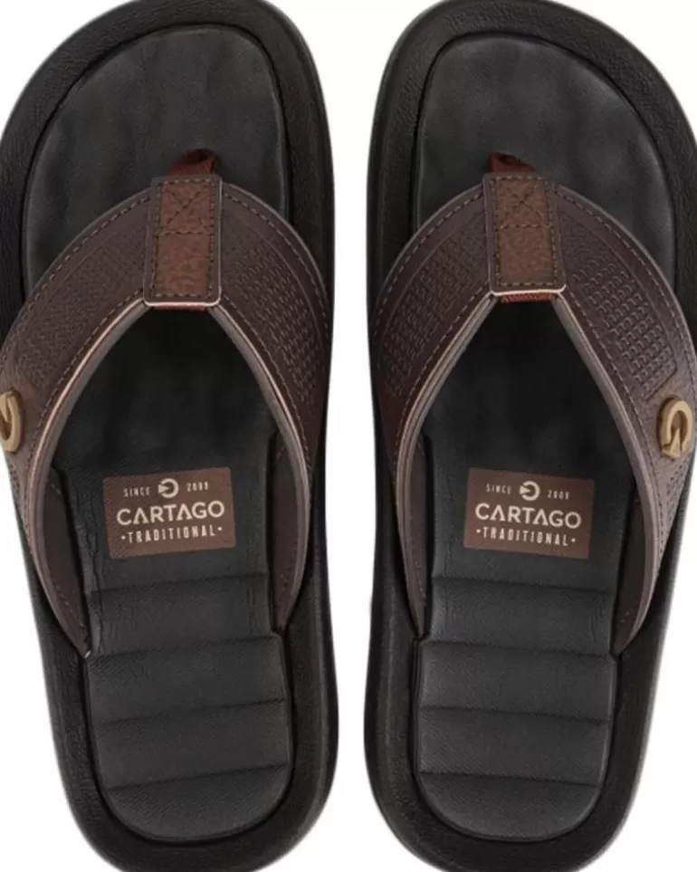 CARTAGO Chanclas De Hombre 11020-Af403 Fiji Iv Thong Ad Brown-Brown Sale