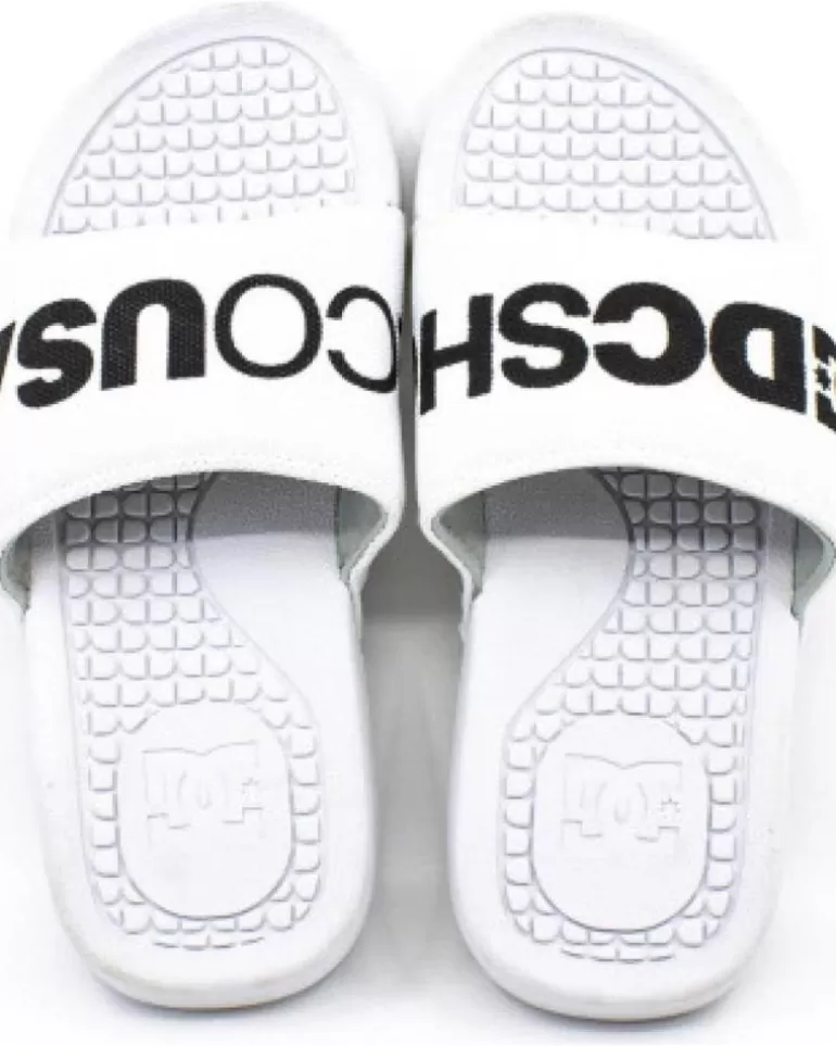 DC SHOES Chanclas De Hombre -Bolsa Adyl100032 Blanco Sale
