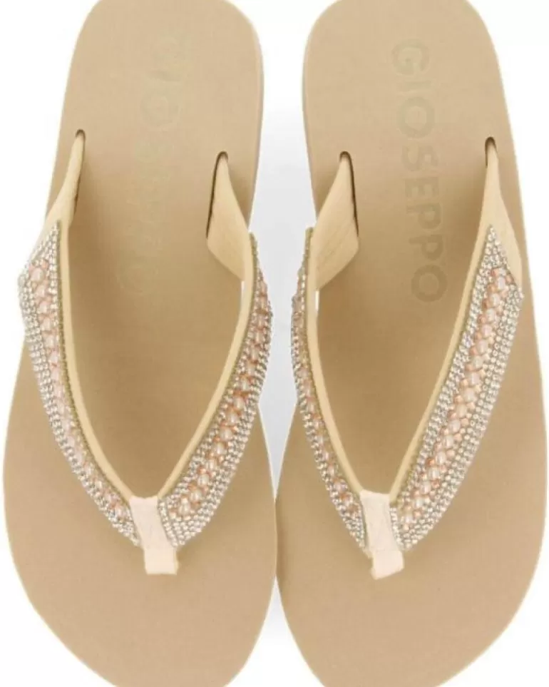 GIOSEPPO Chanclas De Mujer Chanclas De Eva Con Cuña Y Detalle De Tiras Con Perlas Berlo Color Unico Clearance