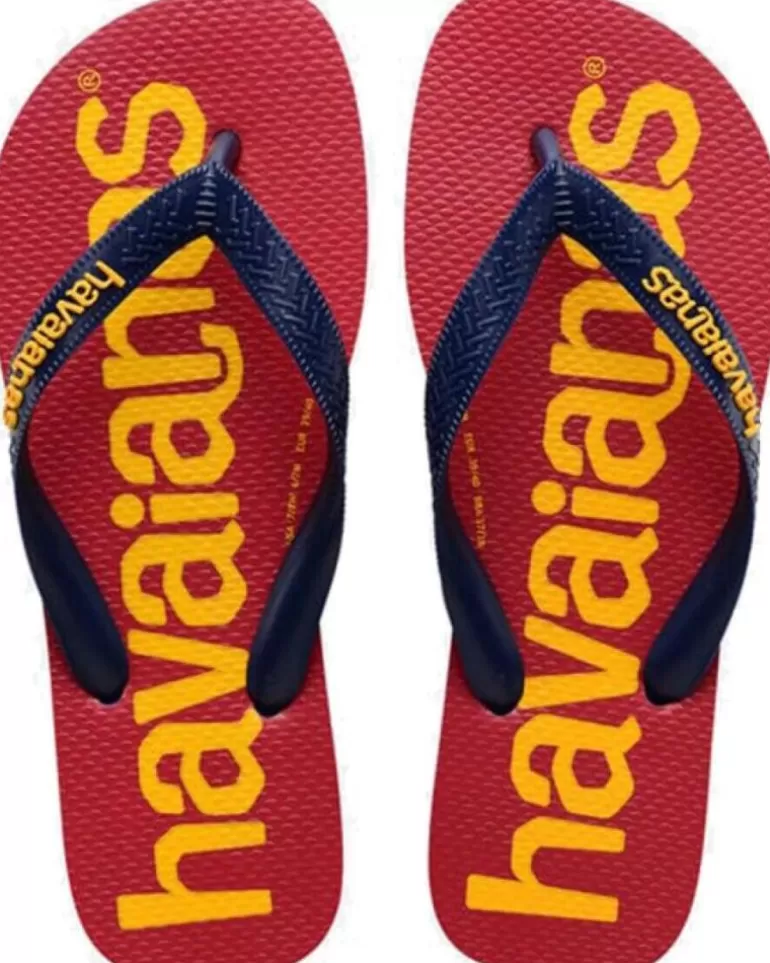 HAVAIANAS Chanclas De Hombre 4145741 0555 Top Logomania 2 Navy Blue Clearance