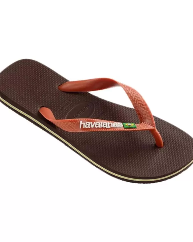HAVAIANAS Chanclas De Hombre Chanclas Brazil Logo 4110850-3058 Marron Online