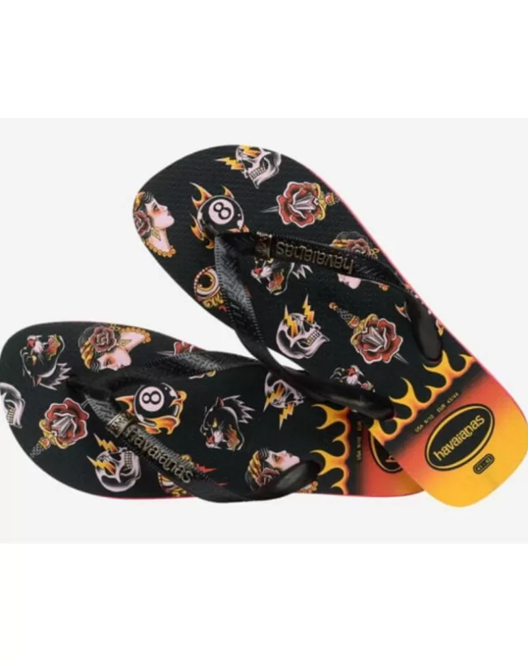 HAVAIANAS Chanclas De Hombre Y Niño Esclava 4349 Ruby Red-Black Sale
