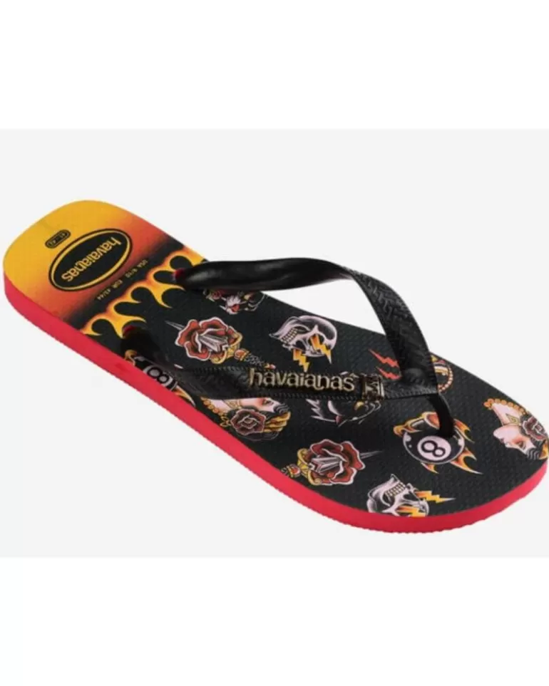 HAVAIANAS Chanclas De Hombre Y Niño Esclava 4349 Ruby Red-Black Sale