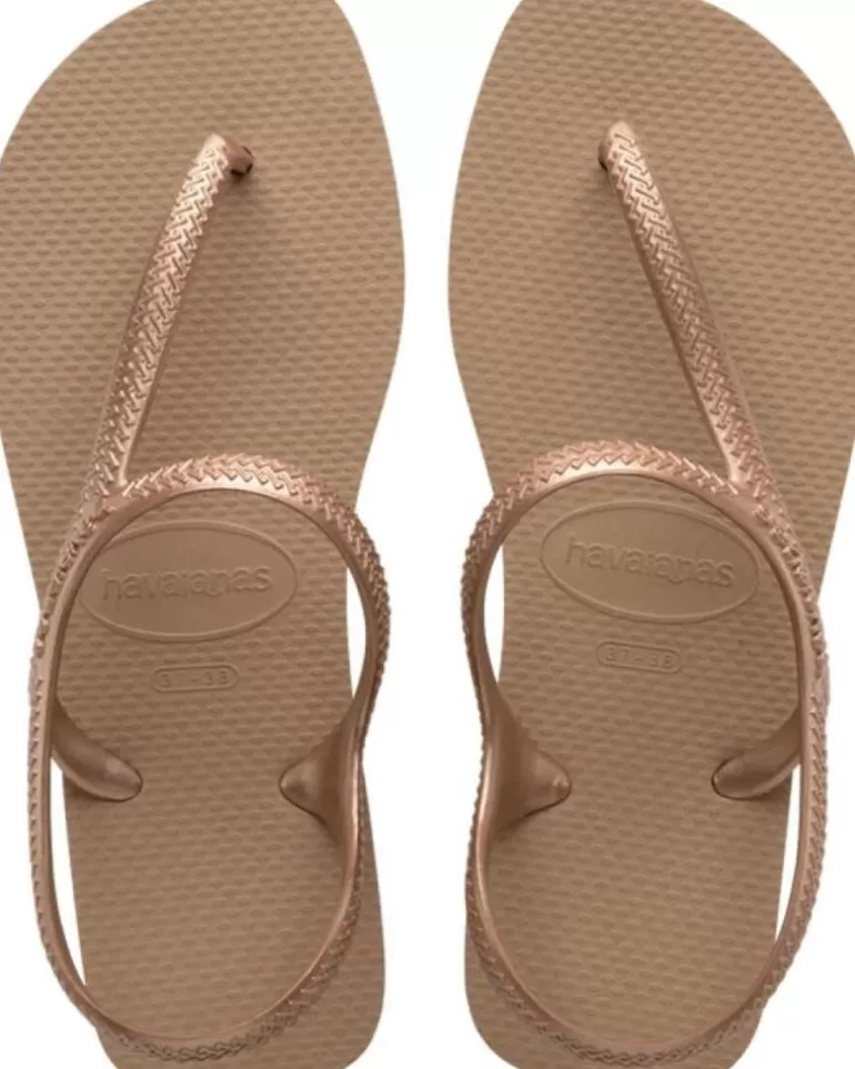 HAVAIANAS Chanclas De Mujer 4000039 3581 Flash Urban Rose Gold Best Sale