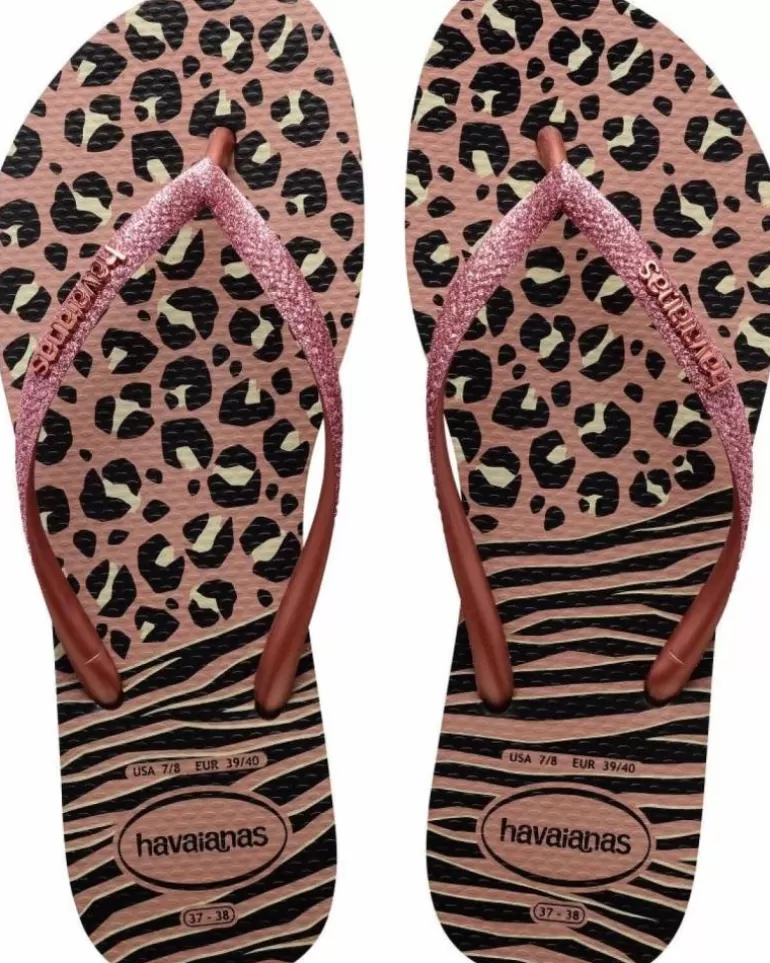 HAVAIANAS Chanclas De Mujer 4147964H Animal Print Sale