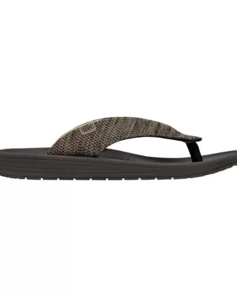 HEY DUDE Chanclas De Hombre Milo Marron Flash Sale