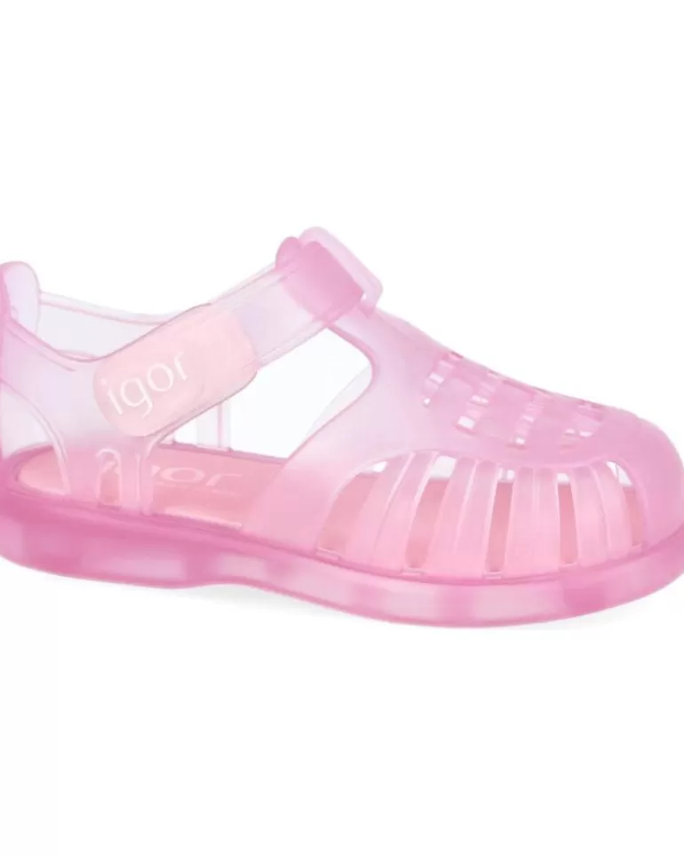 IGOR Chanclas De Niña Tobby Velcro Cangrejeras Niña Rosa Hot