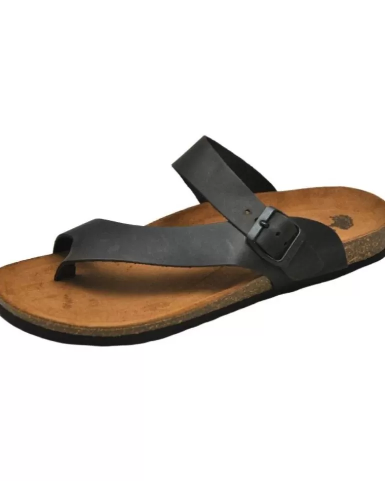 INTERBIOS Chanclas De Hombre Inter-Bios 9511 Sandalia Piel Bio Hombre Moka Cheap