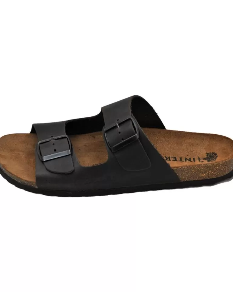 INTERBIOS Chanclas De Hombre Inter-Bios 9560 Sandalia Piel Bio Hombre Moka Hot
