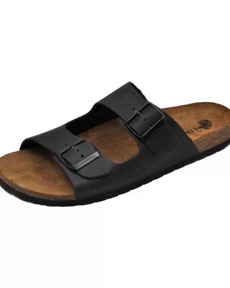 INTERBIOS Chanclas De Hombre Inter-Bios 9560 Sandalia Piel Bio Hombre Moka Hot