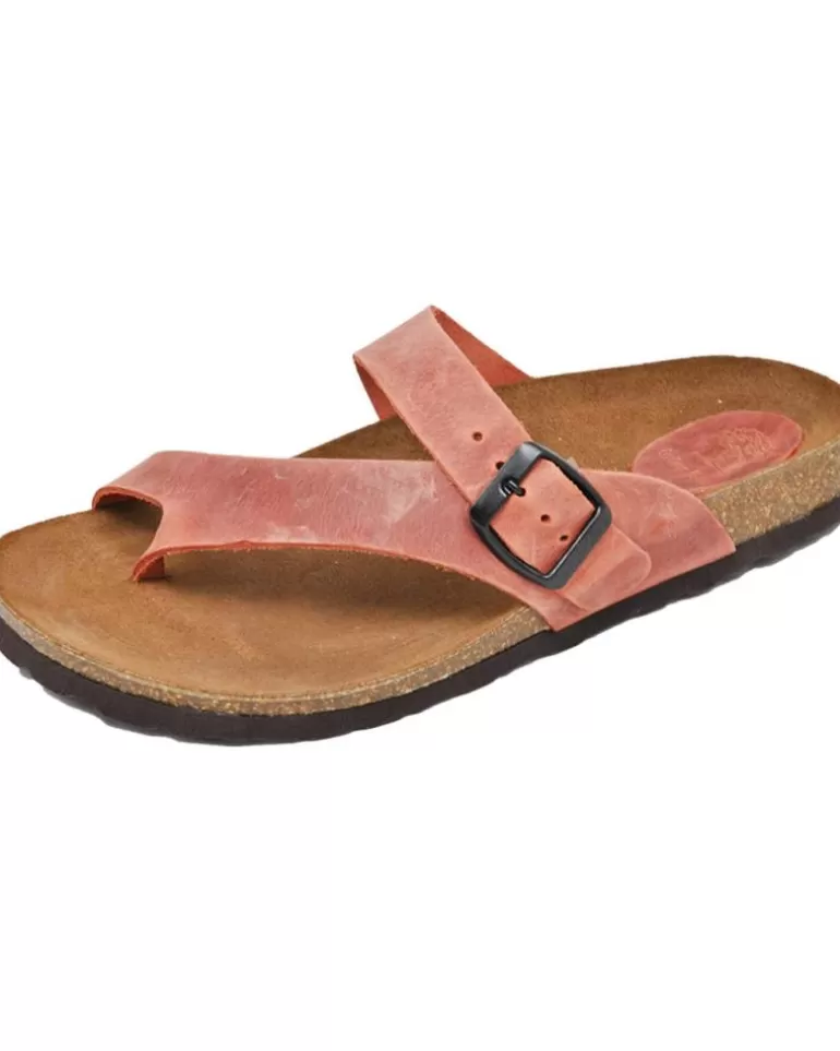 INTERBIOS Chanclas De Mujer Y Niña Inter-Bios 7119 Sandalia Piel Bio Dedo Mujer Teja Discount