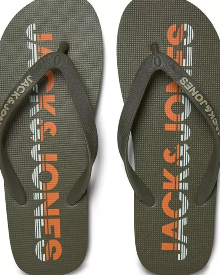 JACK-JONES Chanclas De Niña Y Niño Chanclas Adulto Jack Jones 12207081 Verde Outlet