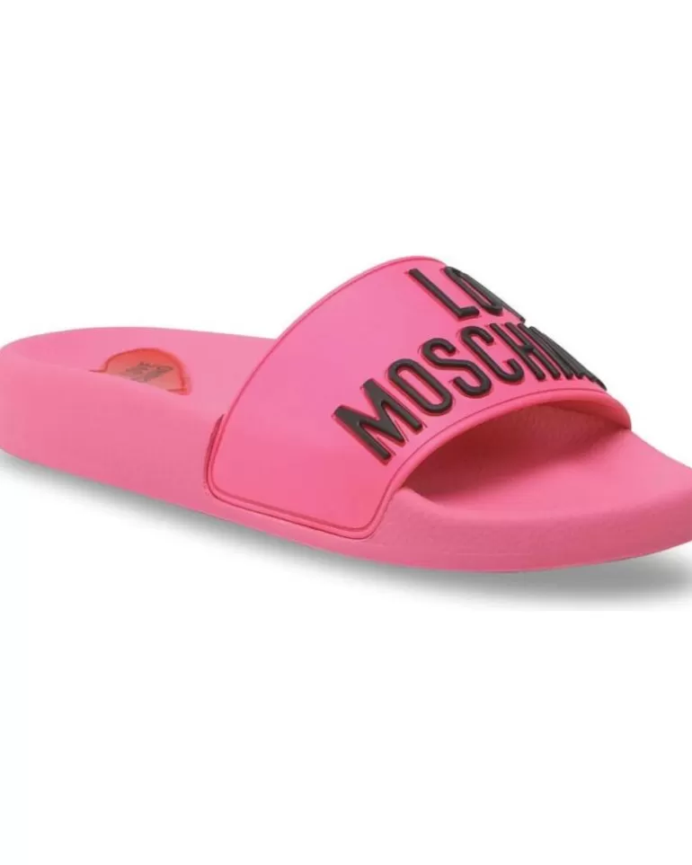 LOVE MOSCHINO Chanclas De Mujer - Ja28052G1Gi13 Pink Cheap
