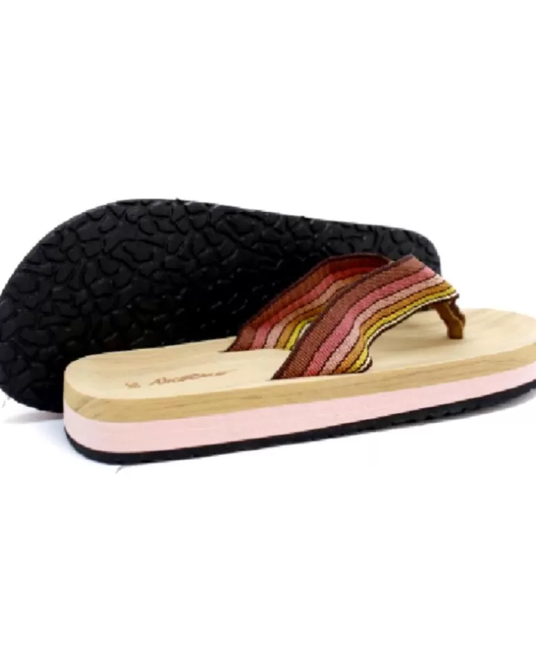 NICOBOCO Chanclas De Mujer - Chancla Dedo Tela Rosa Shop