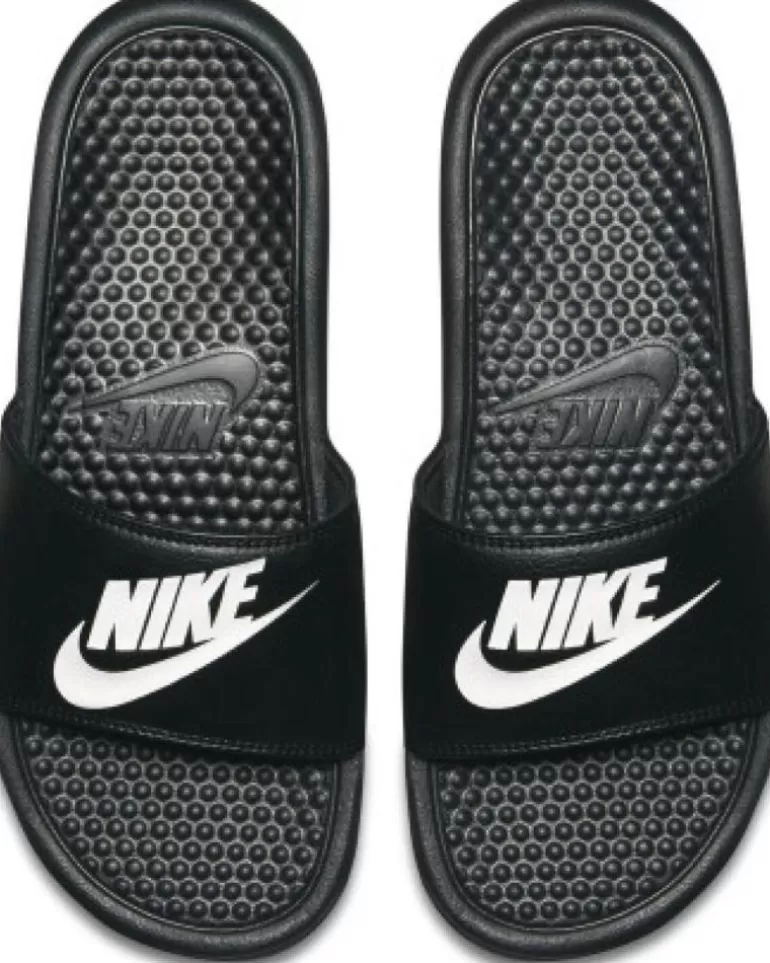 NIKE Chanclas De Hombre -Benassi 343880 Negro Discount