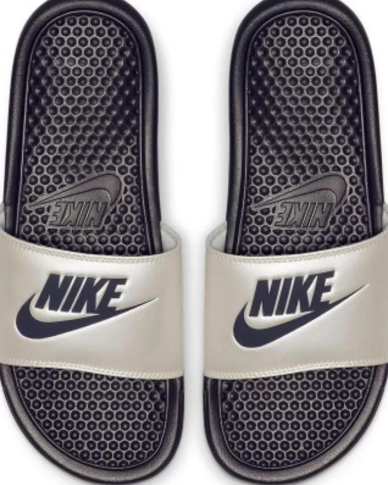 NIKE Chanclas De Mujer -Benassi 343881 Gris Best