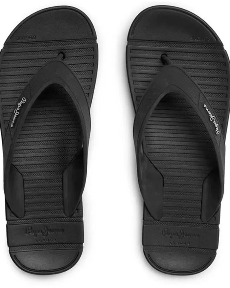 PEPE JEANS Chanclas De Hombre Chanclas Pms70137 Shore M Black Outlet