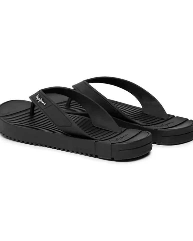 PEPE JEANS Chanclas De Hombre Chanclas Pms70137 Shore M Black Outlet