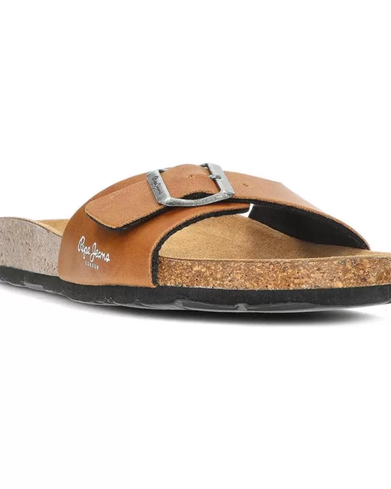 PEPE JEANS Chanclas De Hombre Chanclas Pms90107 Bio M Single Kansas Tan Store