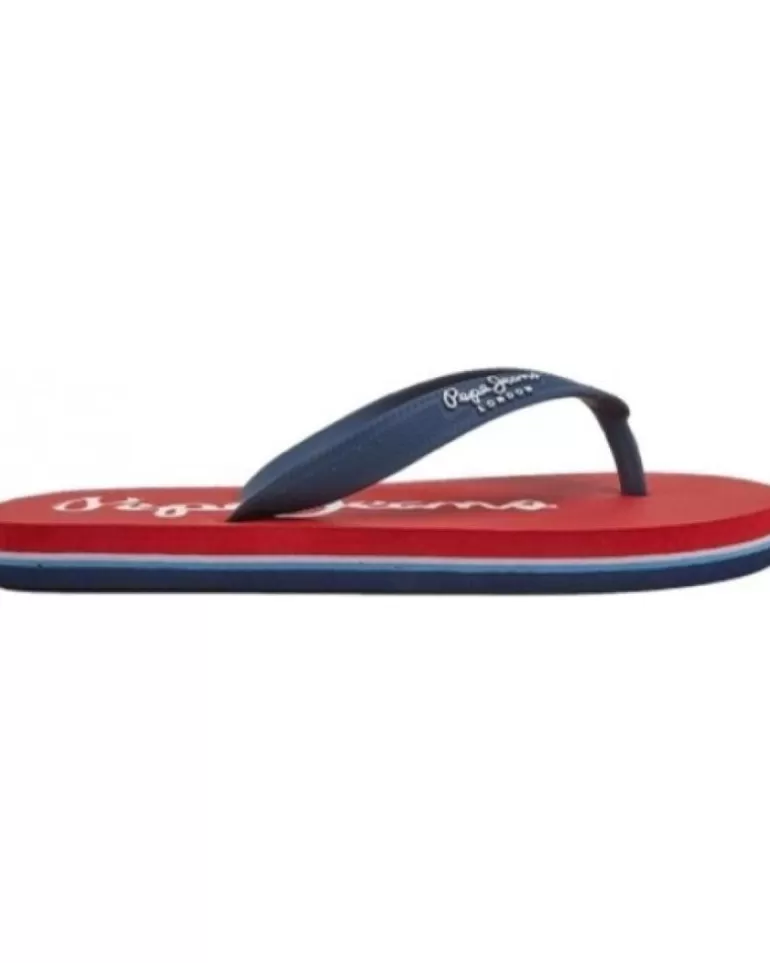 PEPE JEANS Chanclas De Niño Chancla Dedo Bay Beach Rojo Flash Sale