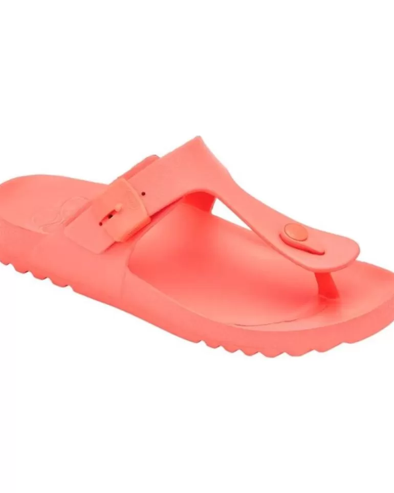 SCHOLL Chanclas De Mujer Sandalias Planas Bahia Flip-Flop Coral Rojo Discount