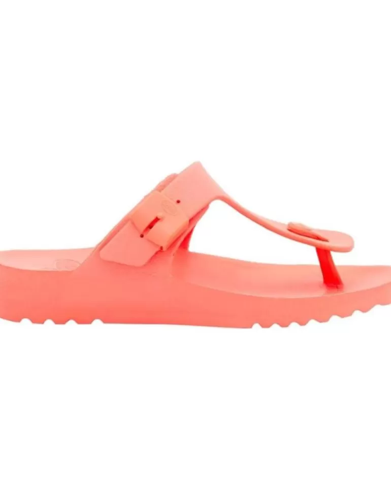SCHOLL Chanclas De Mujer Sandalias Planas Bahia Flip-Flop Coral Rojo Discount