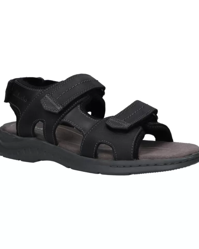 CLARKS De Hombre 26171795 Walkford Walk Black Hot