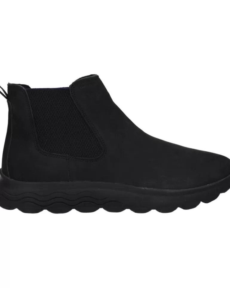 GEOX De Hombre U26Bya 000Cl U Spherica C9999 Black Clearance