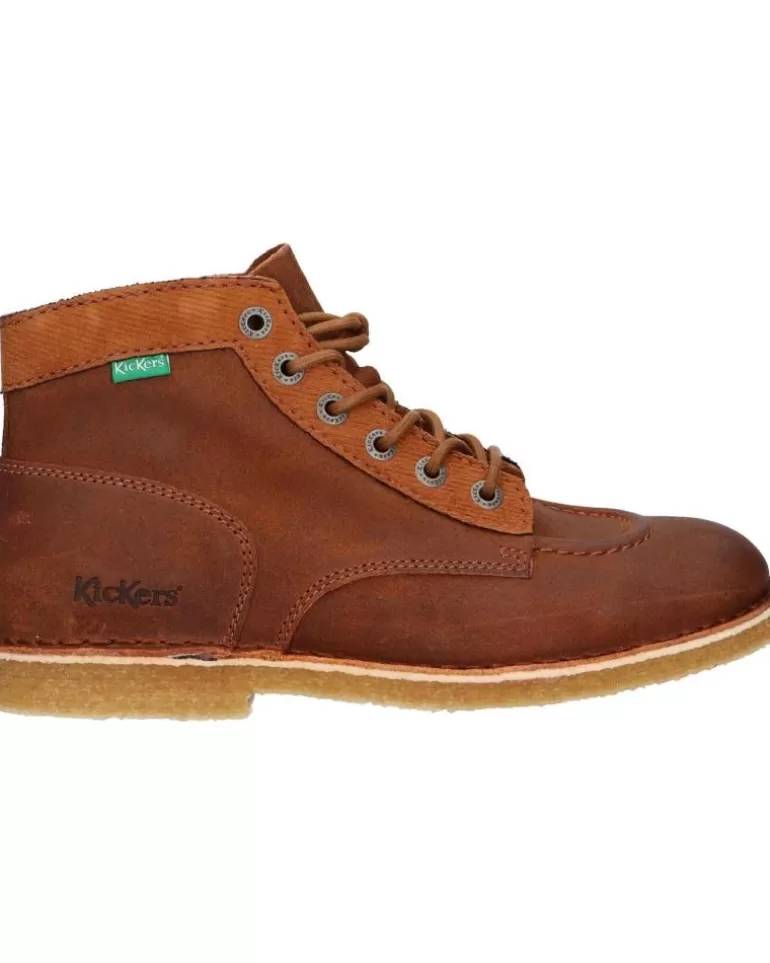 KICKERS De Hombre 493108-60 Kick Legend 114 Camel Cognac New